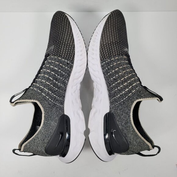 Nike React Phantom Flyknit 2 Men's Black Smoke Gray Shoes CJ0277-003 US Size 14 - Picture 6 of 8